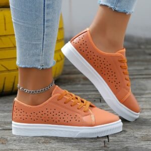 0682f2a5-751f-4aea-be3d-fadf3a9cd3c5.jpg Cutout Flat Shoes Lace-up Hollow Out Walking Shoes For Women Loafers