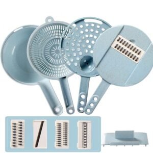 8-in-1 Mandoline Slicer & Vegetable Cutter - Versatile Kitchen Accessories for Easy Peeling, Grating, and Slicing