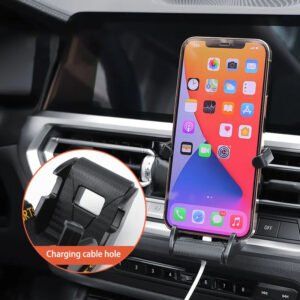 Racing Seat Shape Car Phone Holder Auto Air Vent Mobile Phone Clip 360 Degree Rotatable Car Cellphone Rack For Car Interior