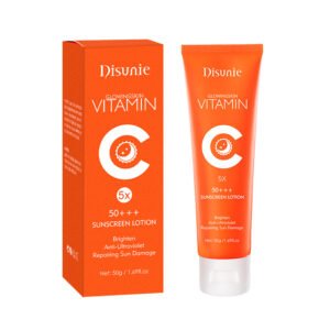 Sunscreen Cream Spf 50 Vitamin C Collagen Moisturizer Brightening Lotion Korean Skin Care Sun Block Sunscreen For The Black Skin