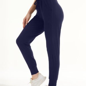 Sweatpants - Cropped New Solid Color Zhang Green