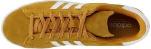 adidas Campus ADV Tactile Yellow F17/Footwear White/Gold Metallic Men's 9.5, Women's 10.5 Medium