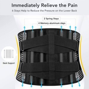 Lumbar Lower Back Support Brace Pain Relief Posture Orthosis Waist Belt Therapy
