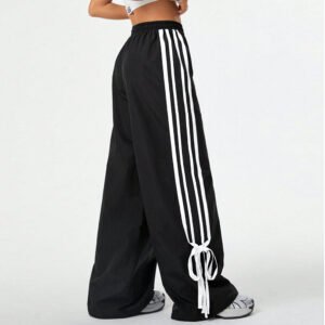 Women's Clothes Casual Pants Slimming High Waist Wide Legs Trousers