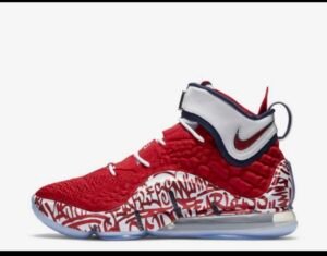 Nike Lebron 17 Graffiti Fire Red
