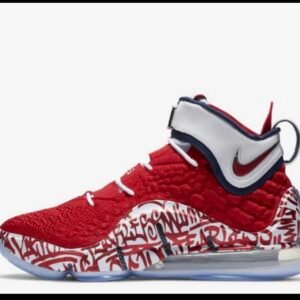 Nike Lebron 17 Graffiti Fire Red