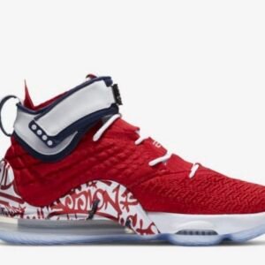 Nike Lebron 17 Graffiti Fire Red