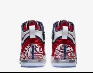 Nike Lebron 17 Graffiti Fire Red
