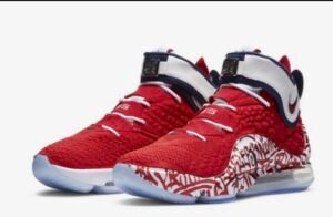 Nike Lebron 17 Graffiti Fire Red