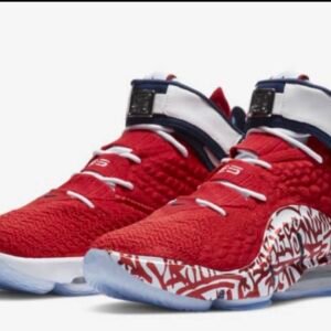 Nike Lebron 17 Graffiti Fire Red
