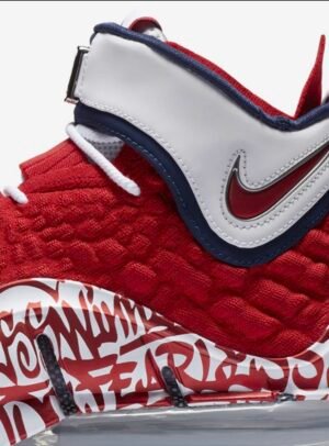 Nike Lebron 17 Graffiti Fire Red