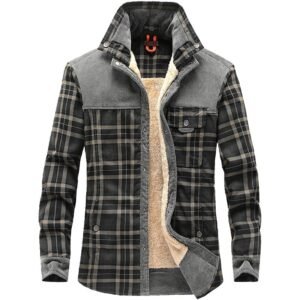 1493810225091.jpg Winter Jacket Men Thicken Warm Fleece Jackets Coats Pure Cotton Plaid Jacket Military Clothes