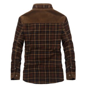 1522516981920.jpg Winter Jacket Men Thicken Warm Fleece Jackets Coats Pure Cotton Plaid Jacket Military Clothes