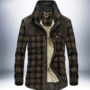 24874654757827.jpg Winter Jacket Men Thicken Warm Fleece Jackets Coats Pure Cotton Plaid Jacket Military Clothes