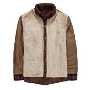 344009947372.jpg Winter Jacket Men Thicken Warm Fleece Jackets Coats Pure Cotton Plaid Jacket Military Clothes