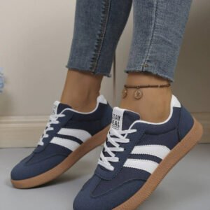 Fashionable Casual White Sneakers For Women
